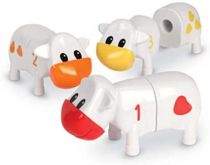 Toys and Games for Pre-Schoolers: Learning Resources Counting Cows Toy Set, 20 Pieces, Ages 2+