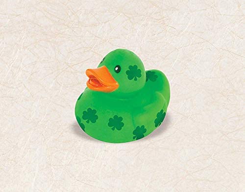 Toys for Babies Under One: Amscan St. Patrick’s Day Duck Toy, 2 1/2″ x 1 1/2″, Green