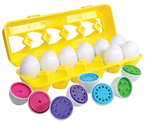 Toys for Toddlers: Kidzlane Color Matching Egg Set – Toddler Toys – Educational Color & Number Recognition Skills Learning Toy – Easter Eggs