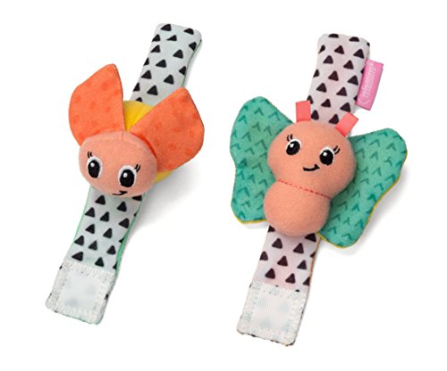 Toys for Babies Under One: Infantino Wrist Rattles, Butterfly and Lady Bug