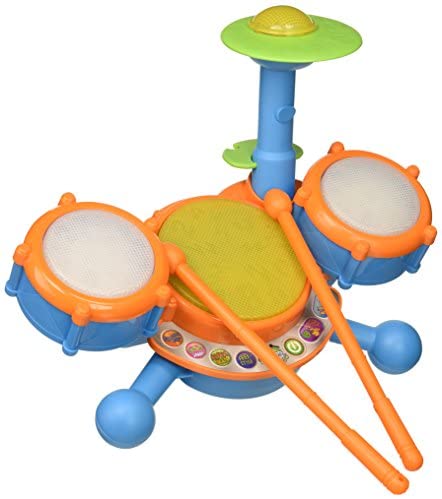 Toys for Babies Under One: VTech KidiBeats Drum Set (Frustration Free Packaging), Great Gift For Kids, Toddlers, Toy for Boys and Girls, Ages 2, 3, 4, 5