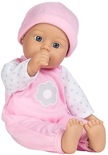 Toys for Babies Under One: Adora Sweet Baby Girl “Blossom”, 100% Machine Washable, 11-inch Baby Doll With Baby Bottle For 1 Year Olds  And Over