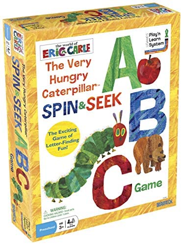 Toys and Games for Pre-Schoolers: Briarpatch The World of Eric Carle The Very Hungry Caterpillar Spin & Seek ABC Game