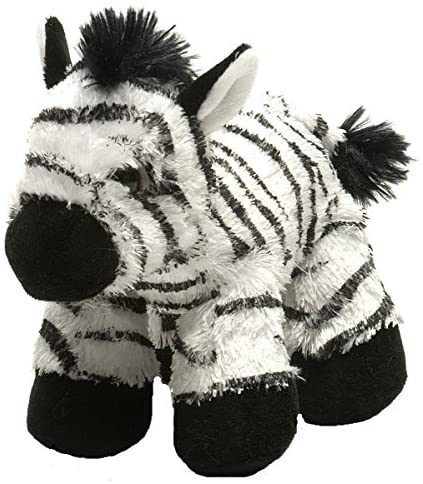 Toys for Babies Under One: Wild Republic Zebra Plush, Stuffed Animal, Plush Toy, Gifts for Kids, Hug’Ems 7″