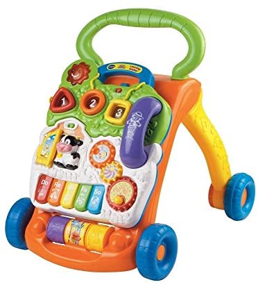 Toys for Toddlers: VTech Sit-to-Stand Learning Walker (Frustration Free Packaging)