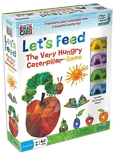 Toys and Games for Pre-Schoolers: Briarpatch The World of Eric Carle Let’s Feed The Very Hungry Caterpillar Counting Cards Kids Game, Fun For Preschool Children Ages 3 & Up, Brown