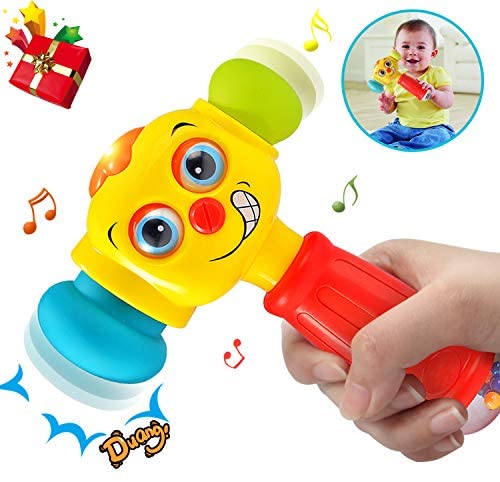 Toys for Babies Under One: HOMOFY Baby Toys Funny Changeable Hammer Toys 6 Months up,Multi-Function,Lights MusicToys for Infant Boys Girls 1 2 3 Years Old -Best Gifts