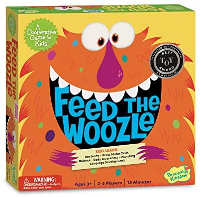 Toys and Games for Pre-Schoolers: Peaceable Kingdom Feed The Woozle Preschool Skills Builder Game