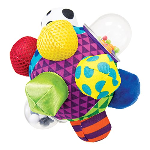 Toys for Babies Under One: Sassy Developmental Bumpy Ball | Easy to Grasp Bumps Help Develop Motor Skills | for Ages 6 Months and Up