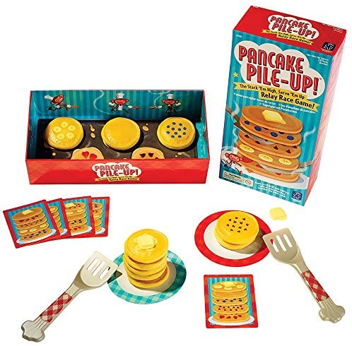 Toys and Games for Pre-Schoolers: Educational Insights Pancake Pile-Up!, Sequence Relay Game for Preschoolers, Ages 4+