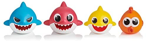 Toys for Toddlers: WowWee Pinkfong Baby Shark Bath Squirt Toy – 4 Pack