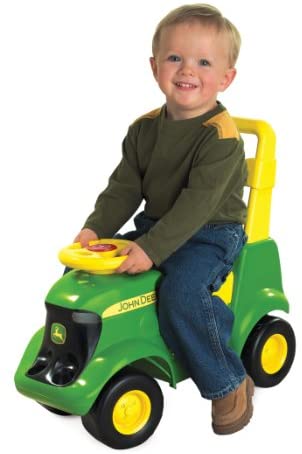 Toys for Toddlers: TOMY John Deere Sit ‘N Scoot Activity Tractor