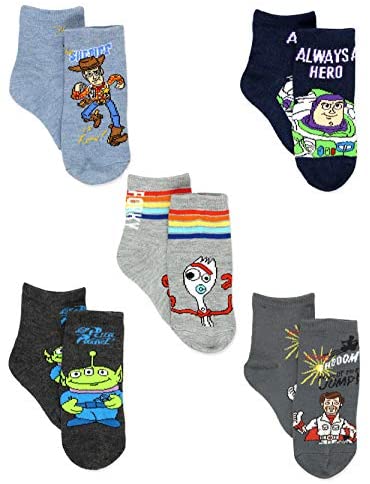 Toys for Toddlers: Disney Toy Story 4 Toddler Boy’s Girl’s Multi pack Sock Set