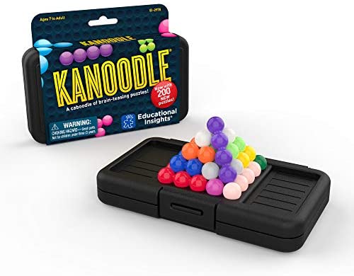 Toys and Games for Autistic Children: Educational Insights Kanoodle | Brain Twisting 3-D Puzzle Game for Kids, Teens & Adults | Featuring 200 Challenges