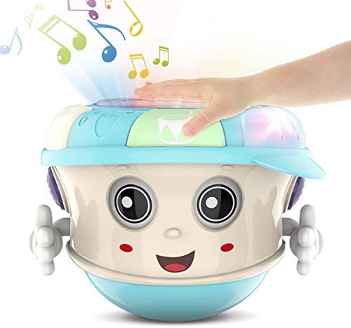 Toys for Babies Under One: Infant Toys Tumbler Baby Musical Toys for 6 12 18 Month Old Boys and Girls with Lights Sounds Music and Songs Baby Educational Learning Toy Gift for 1 2 Year Old Early Development Games