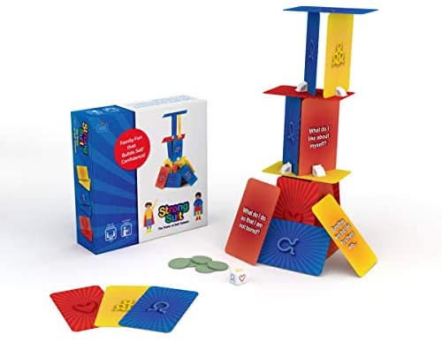 Toys and Games for Autistic Children: StrongSuit – The Tower of Self Esteem, Family Therapy Card Game for Kids, Teens, Boost Self Confidence and Social Skills with Creativity, Problem Solving – Used by Therapists and Parents, 2-5 Players