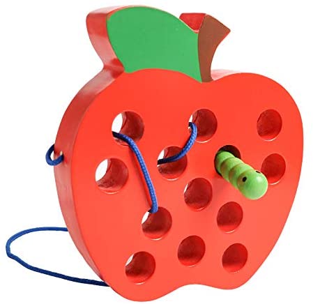 Toys for Babies Under One: USATDD Wooden Lacing Apple Threading Toy Wood Block Puzzles Fine Motor Skills Montessori Activity Early Learning Educational Airplane Car Travel Game for Baby Toddlers Kid 1 2 3 Years Old Toys for Babies Under One: USATDD Wooden Lacing Apple Threading Toy Wood Block Puzzles Fine Motor Skills Montessori Activity Early Learning Educational Airplane Car Travel Game for Baby Toddlers Kid 1 2 3 Years Old