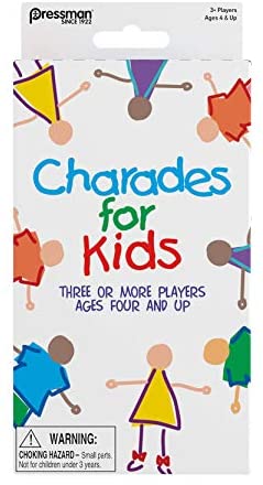 Toys and Games for Autistic Children: Pressman Charades for Kids Peggable  – No Reading Required Family Game