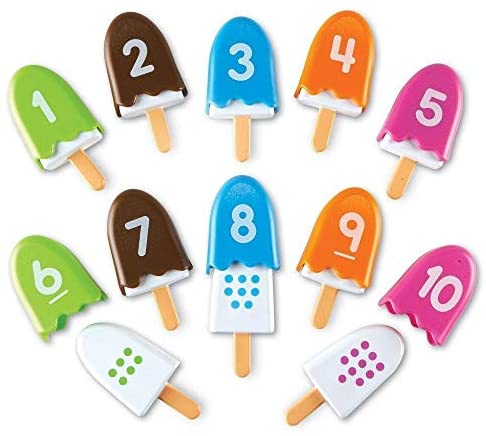 Toys and Games for Pre-Schoolers: Learning Resources Smart Snacks Number Pops, Set of 10