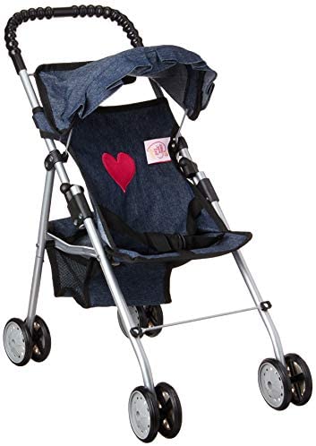 Toys for Babies Under One: My First Doll Stroller Denim for Baby Doll