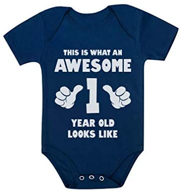 Toys for Babies Under One: This is What an Awesome One Year Old Looks Like Baby Bodysuit with Stickers Toys for Babies Under One: This is What an Awesome One Year Old Looks Like Baby Bodysuit with Stickers