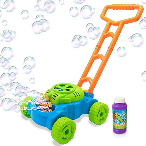 Toys for Toddlers: ArtCreativity Bubble Lawn Mower – Electronic Bubble Blower Machine – Fun Bubbles Blowing Push Toys for Kids – Bubble Solution Included – Best Birthday Gift for Boys, Girls, Toddlers