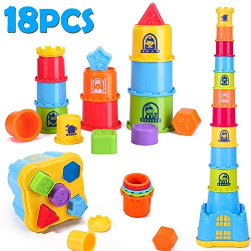 Toys for Babies Under One: iPlay, iLearn Baby Stacking, Nesting and Sorting Cups, Counting Toys, Indoor, Outdoor, Bath, Beach, Educational Development Gift for 12, 18 Month, 1, 2, 3 Year Old Infant, Toddler, Boy, Girl, Kids Toys for Babies Under One: iPlay, iLearn Baby Stacking, Nesting and Sorting Cups, Counting Toys, Indoor, Outdoor, Bath, Beach, Educational Development Gift for 12, 18 Month, 1, 2, 3 Year Old Infant, Toddler, Boy, Girl, Kids