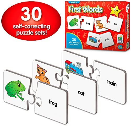 Toys and Games for Autistic Children: The Learning Journey: Match It! – First Words – 30 Self-Correcting Words with Matching Images For Emerging Readers
