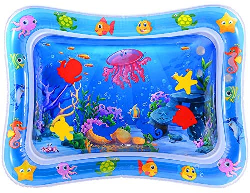 Toys for Babies Under One: MAGIFIRE Tummy Time Baby Water Mat Infant Toy Inflatable Play Mat for 3 6 9 Months Newborn Boy Girl Toys for Babies Under One: MAGIFIRE Tummy Time Baby Water Mat Infant Toy Inflatable Play Mat for 3 6 9 Months Newborn Boy Girl