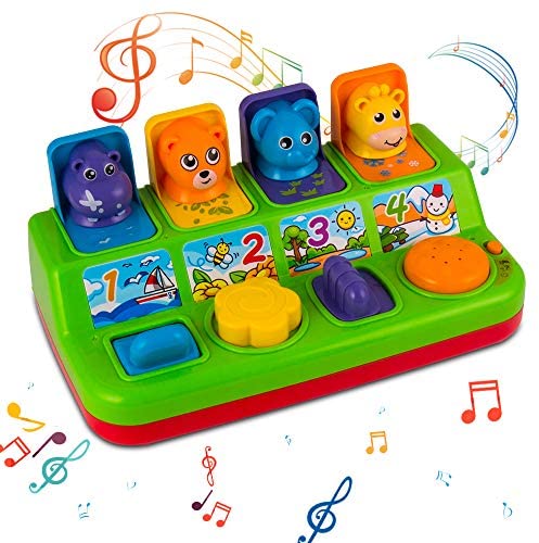 Toys for Babies Under One: YEEBAY Interactive Pop Up Animals Toy with Music, Animal Sound, Activity Toys for Ages 9-12 – 18 Months &1 Year Old Kids, Babies, Toddlers, Boys & Girls Toys for Babies Under One: YEEBAY Interactive Pop Up Animals Toy with Music, Animal Sound, Activity Toys for Ages 9-12 – 18 Months &1 Year Old Kids, Babies, Toddlers, Boys & Girls