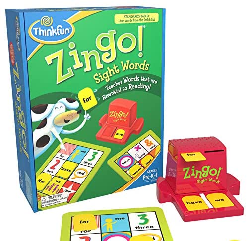 Toys and Games for Autistic Children: ThinkFun Zingo Sight Words Award Winning Early Reading Game for Pre-K to 2nd Grade – Toy of the Year Finalist, A Fun and Educational Game Developed by Educators for Boys and Girls Toys and Games for Autistic Children: ThinkFun Zingo Sight Words Award Winning Early Reading Game for Pre-K to 2nd Grade – Toy of the Year Finalist, A Fun and Educational Game Developed by Educators for Boys and Girls
