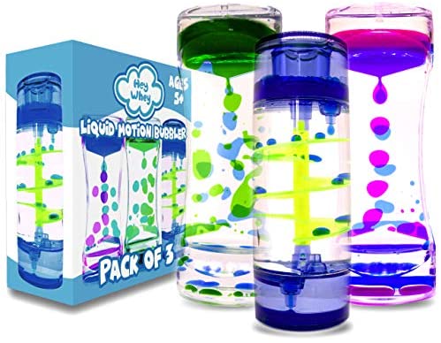 Toys and Games for Autistic Children: HeyWhey Liquid Motion Bubbler Timer- Ideal Sensory Toy for Kids and Adults, 3-Pack, Calming Stress Relief Fidget Toys for Kids with ADHD, Anxiety, and Autism,Desk Decor for Special Education Classroom Toys and Games for Autistic Children: HeyWhey Liquid Motion Bubbler Timer- Ideal Sensory Toy for Kids and Adults, 3-Pack, Calming Stress Relief Fidget Toys for Kids with ADHD, Anxiety, and Autism,Desk Decor for Special Education Classroom