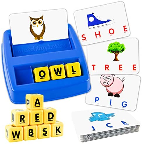 Toys and Games for Pre-Schoolers: Little Treasures Matching Letter Game, Teaches Word Recognition, Spelling & Increases Memory, 3 Years & Up