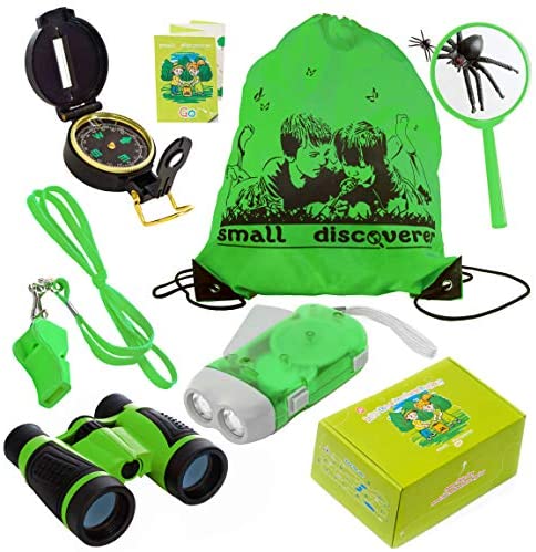 Toys and Games for Autistic Children: Small Discoverer Outdoor Exploration Set – Perfect 3-12 Year Old boy Toys and Girl Toys – Kids Adventure Pack – Good Birthday Children Outdoor Educational Kit