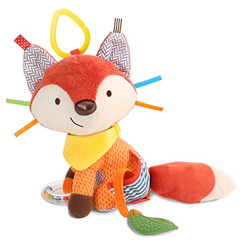 Toys for Babies Under One: Skip Hop Bandana Buddies Baby Activity and Teething Toy with Multi-Sensory Rattle and Textures, Fox Toys for Babies Under One: Skip Hop Bandana Buddies Baby Activity and Teething Toy with Multi-Sensory Rattle and Textures, Fox