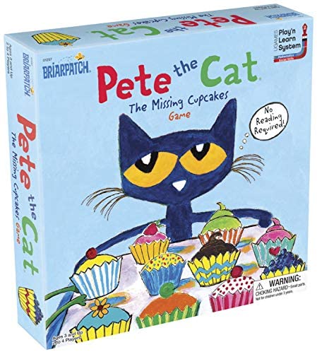 Toys and Games for Pre-Schoolers: Briarpatch Pete The Cat The Missing Cupcakes Game Based On The Popular Book Series