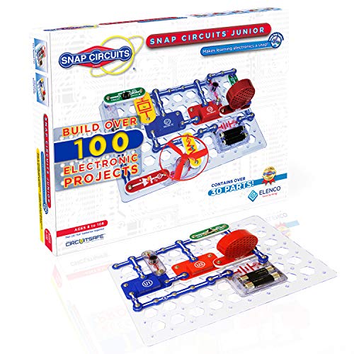 Toys and Games for Autistic Children: Elenco Snap Circuits Jr. SC-100, Black