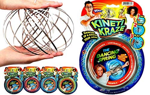 Toys and Games for Autistic Children: JA-RU Kinetic Flow Ring Sensory Toys Stainless Steel Stress Relief Toys (Pack of 1 Unit Assorted) Sensory Rings Metal Slinky Fidget Bracelet Arm Slinky Spiral Bracelet Party Favor | Item #785-1sl Toys and Games for Autistic Children: JA-RU Kinetic Flow Ring Sensory Toys Stainless Steel Stress Relief Toys (Pack of 1 Unit Assorted) Sensory Rings Metal Slinky Fidget Bracelet Arm Slinky Spiral Bracelet Party Favor | Item #785-1sl