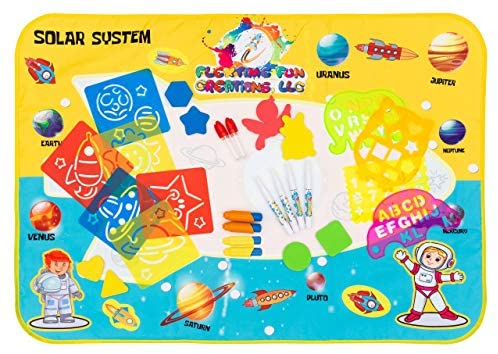 Toys and Games for Autistic Children: Space Rocket Science Theme Magic doodle Aqua Mat Large Square Water Drawing Play Mat Kinesthetic Learning Toys for ages 3, 4, 5, 6, 7, 8, 9, 10, 11, 12 years olds Mess Free Doodle Mat for Toddlers Toys and Games for Autistic Children: Space Rocket Science Theme Magic doodle Aqua Mat Large Square Water Drawing Play Mat Kinesthetic Learning Toys for ages 3, 4, 5, 6, 7, 8, 9, 10, 11, 12 years olds Mess Free Doodle Mat for Toddlers