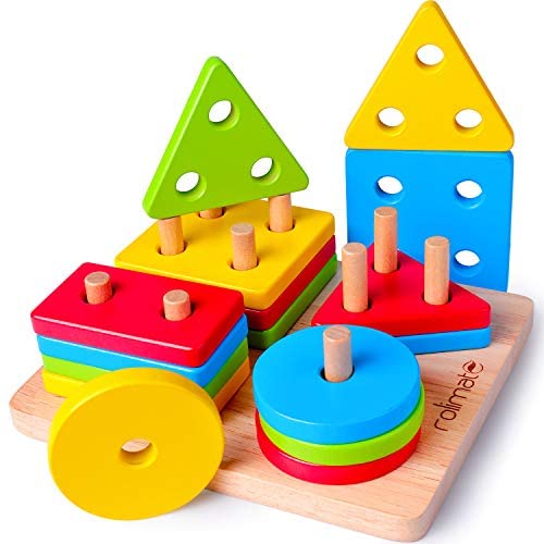 Toys and Games for Autistic Children: Rolimate Educational Toy Toddler Toy for 2 3 4+ Years Old Boy Girl Wooden Puzzle Shape Sorter Preschool Learning Toy Sensory Toy Montessori Developmental Sorting Stacking Toy for Toddlers Babies Kids Toys and Games for Autistic Children: Rolimate Educational Toy Toddler Toy for 2 3 4+ Years Old Boy Girl Wooden Puzzle Shape Sorter Preschool Learning Toy Sensory Toy Montessori Developmental Sorting Stacking Toy for Toddlers Babies Kids