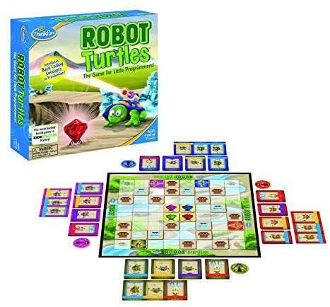 Toys and Games for Pre-Schoolers: ThinkFun Robot Turtles STEM Toy and Coding Board Game for Preschoolers – Made Famous on Kickstarter, Teaches Programming Principles to Preschoolers