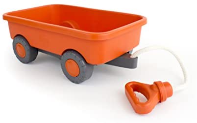 Toys for Toddlers: Green Toys Wagon Outdoor Toy Orange