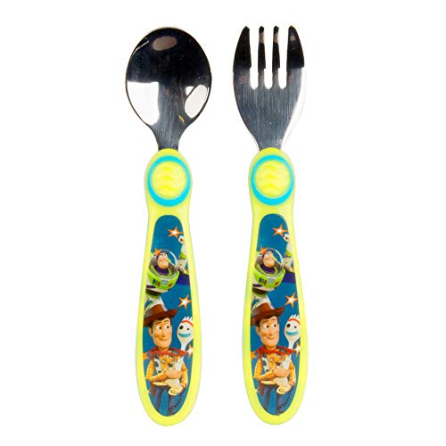 Toys for Toddlers: The First Years Disney/Pixar Toy Story Fork & Spoon