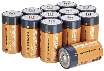 Toys for Babies Under One: AmazonBasics C Cell 1.5 Volt Everyday Alkaline Batteries – Pack of 12