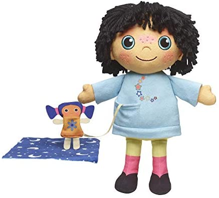 Toys and Games for Pre-Schoolers: Playskool Moon and Me Goodnight Pepi Nana 34 cm Talking Stuffed Toy Plush Doll for Preschoolers Over 18 Months