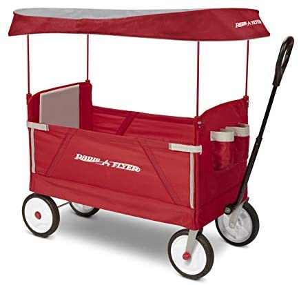 Toys for Babies Under One: Radio Flyer 3-In-1 EZ Folding, Outdoor Collapsible Wagon for Kids & Cargo, Red Toys for Babies Under One: Radio Flyer 3-In-1 EZ Folding, Outdoor Collapsible Wagon for Kids & Cargo, Red