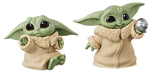 Toys for Babies Under One: Star Wars The Bounty Collection The Child Collectible Toys 2.2-Inch The Mandalorian “Baby Yoda” Don’t Leave, Ball Toy Figure 2-Pack