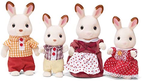 Toys for Toddlers: Calico Critters, Hopscotch Rabbit Family, Dolls, Dollhouse Figures, Collectible Toys