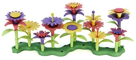 Toys and Games for Pre-Schoolers: Green Toys Build-a-Bouquet Floral Arrangement Playset – BPA Free, Phthalates Free, Creative Play Toys for Gross Motors, Fine Motor Skill Development. Toys and Games