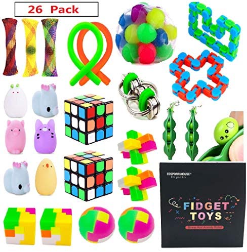 Toys and Games for Autistic Children: EDsportshouse Sensory Toys Bundle-Stress Relief Fidget Hand Toys for Kids and Adults,Sensory Fidget and Squeeze Widget for Relaxing Therapy-Perfect for ADHD Anxiety Autism